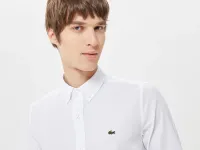 Мужская рубашка Lacoste приталенного кроя