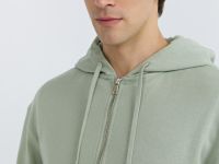 Базовая толстовка на молнии, Зеленый