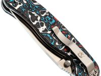 Складной нож Steelclaw Крыса Limited Edition 1 Red, сталь M390, рукоять карбон