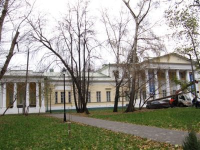 Дача Строганова: дворец Разумовского, с росписями начала  XIX в.