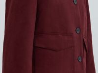 Укороченный жакет из искусственной замши, Фиолетовый