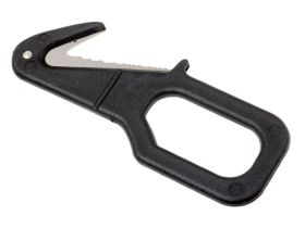 Стропорез Fox Rescue Emergency Tool, сталь 420J2, рукоять термопластик FRN, чёрный