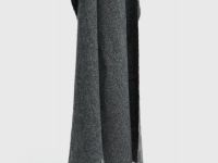 Шарф с бахромой, Серый