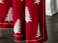 Плед Abete rosso, красный