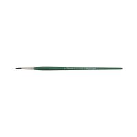 Кисть д/рисования Tintoretto Emerald синтетика, круглая, на короткой ручке №9