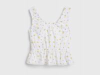 Топ с принтом для девочек, Желтый