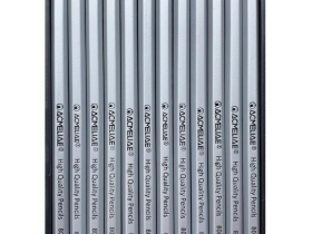 Набор чернографитных карандашей Acmeliae 12 твердостей (2H,H,F,HB,B,2B,3B,4B,5B,6B,7B,8B) в металле