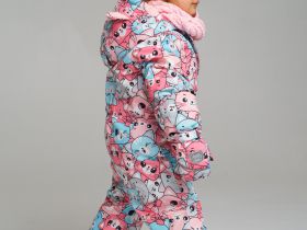 Комплект детский вязаный для девочки: шапка, снуд