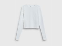 Лонгслив для девочек, Белый