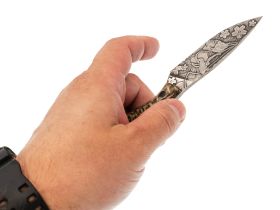 Нож Волчий Век Канадская Масичька "Шибари", сталь 95х18, рукоять микарта