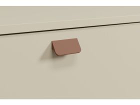 ТВ-тумба Энзо 160x47 Светло-бежевый/Терракотовый