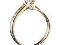 Кольцо из желтого золота с бриллиантами э0301кц09183300