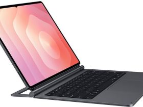 Клавиатура Samsung с тачпадом Galaxy Tab S11 Ultra серый