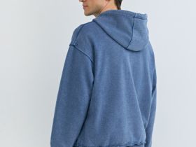 Толстовка на молнии, Синий