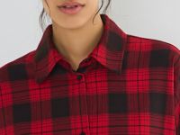 Рубашка в клетку, Красный