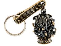Брелок Медуза Горгона, бронза