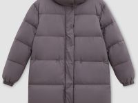 Стеганый пуховик oversize силуэта