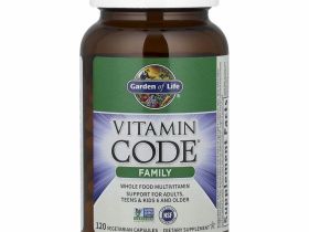 Garden of Life, Vitamin Code, мультивитамины из необработанных цельных продуктов для всей семьи, 120 вегетарианских капсул