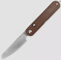 Складной нож Rapax Mimi, сталь VG-10, рукоять микарта, коричневый
