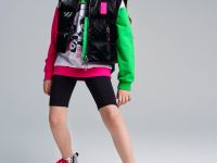 Жилет текстильный с полиуретановым покрытием для девочек