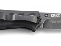 Полуавтоматический складной нож Ruger® Knives Crack-Shot™ Compact, Ken Steigerwalt Design, лезвие Blackwashed Plain 8Cr13MOV, рукоять термопластик/резина