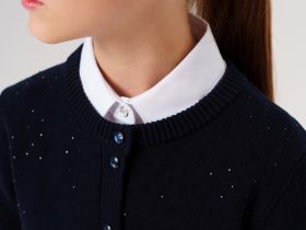 Кардиган со стразами для девочки