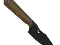 Шейный нож Kizer Halloween Mini Harpoon, сталь CPM-3V, рукоять Ultem