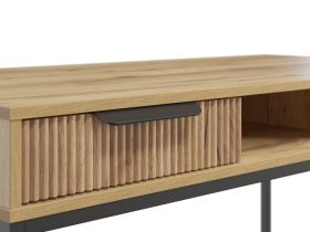 Стол Леванте-3 120x60 Дуб Золотистый/Черный