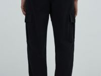 Джоггеры из твила с карго-карманами, Черный