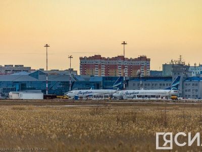 Из аэропорта Якутска задержали несколько рейсов из-за сильного ветра