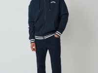 Брюки «5 карманов» Slim из твила, Синий