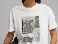 Свободная футболка из хлопкового джерси