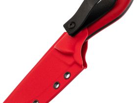 Туристический нож N.C. Custom Crony, сталь AUS-10 BSW, рукоять Red G10, kydex red