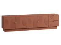 ТВ-тумба Монсон 225x58 Терракотовый