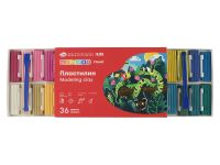 Набор пластилина детского классического "Цветик" 36 цветов, 540 г, со стеком