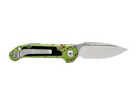 Автоматический нож Microtech LUDT Gen III Zombie 1135-10Z, сталь M390MK, рукоять алюминий, салатовый