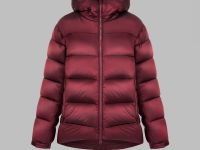 Удлиненный пуховик полуприлегающего силуэта