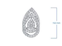 Подвеска из белого золота э4712пд04210025