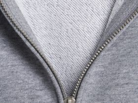 Толстовка на молнии для девочек, Серый