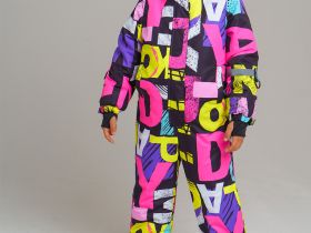 Зимний комбинезон из мембранной ткани для девочки