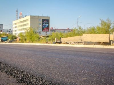 В Якутске завершают ремонт дороги на улице Жорницкого