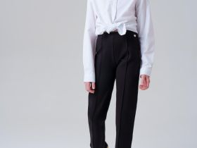 Брюки трикотажные для девочек