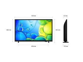 Телевизор Samsung 32" FHD F6000, Hyper Real, Smart ТВ (2025) UE32F6000FUXRU черный