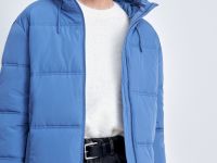 Утепленная куртка свободного силуэта