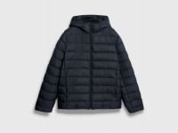 Базовая ультралёгкая куртка с капюшоном, Черный