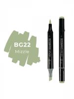 Маркер двухсторонний на спиртовой основе Sketchmarker Brush Цвет Изморось