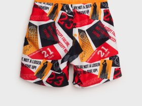 Шорты текстильные плавательные для мальчиков, длинные