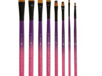 Кисть двухцветная синтетика № 14 плоская "Decola"