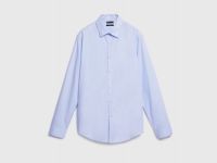 Рубашка из плотной ткани, Голубой