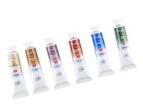 Набор акварели "Белые Ночи" Палитра Петербурга, 6 туб x10 мл, пластиковый коррекс